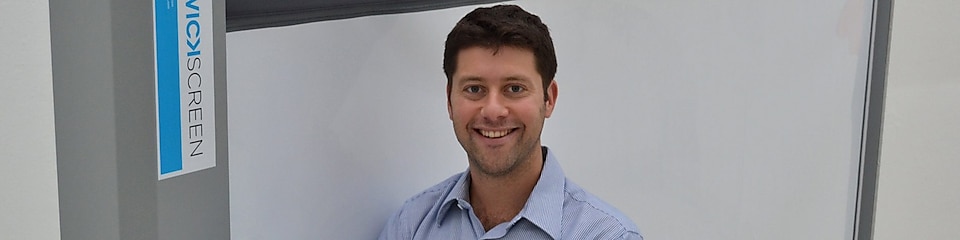 Michael Korn, founder of UK company KwickScreen